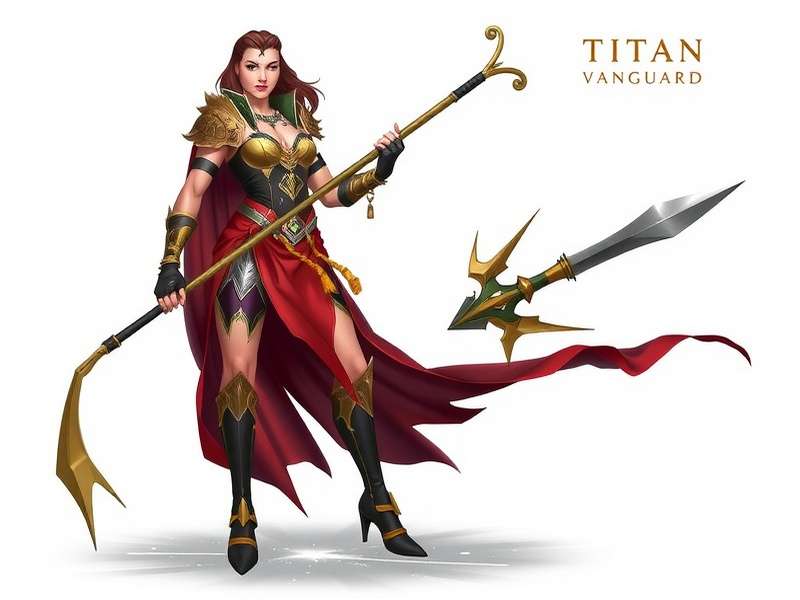 Titan Anise Vanguard Official Cover Art - Action-Adventure Mobile Game India